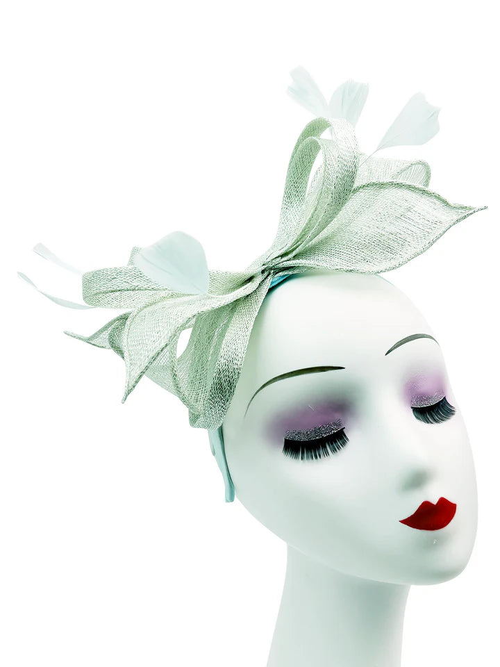 Women's Sinamay Loops Bow Fascinator Headband Clip Alice band Hat Weddings Races Royal Ascot Prom