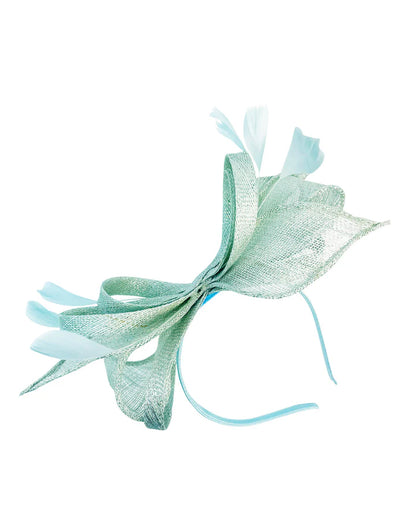 Women's Sinamay Loops Bow Fascinator Headband Clip Alice band Hat Weddings Races Royal Ascot Prom