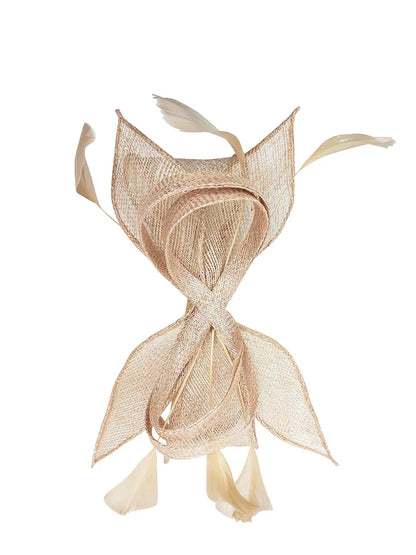 Women's Sinamay Loops Bow Fascinator Headband Clip Alice band Hat Weddings Races Royal Ascot Prom