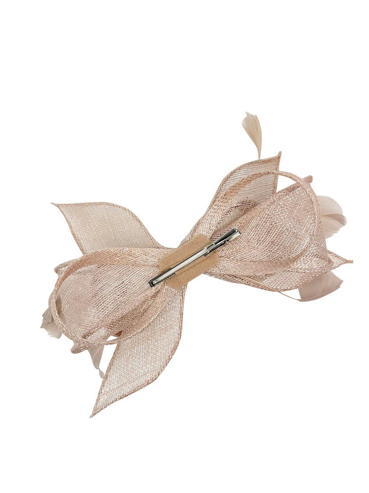 Women's Sinamay Loops Bow Fascinator Headband Clip Alice band Hat Weddings Races Royal Ascot Prom