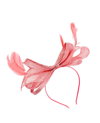 Women's Sinamay Loops Bow Fascinator Headband Clip Alice band Hat Weddings Races Royal Ascot Prom