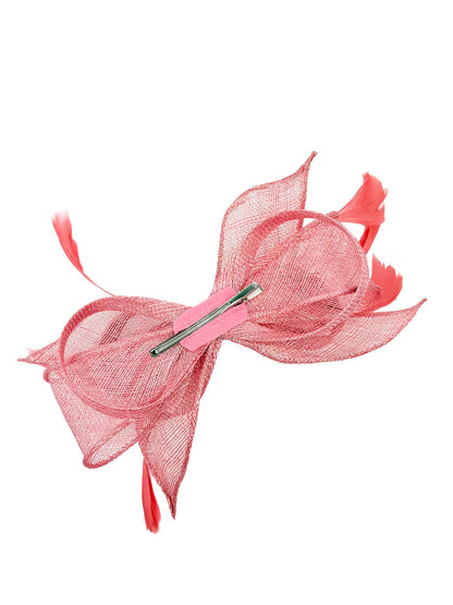 Women's Sinamay Loops Bow Fascinator Headband Clip Alice band Hat Weddings Races Royal Ascot Prom