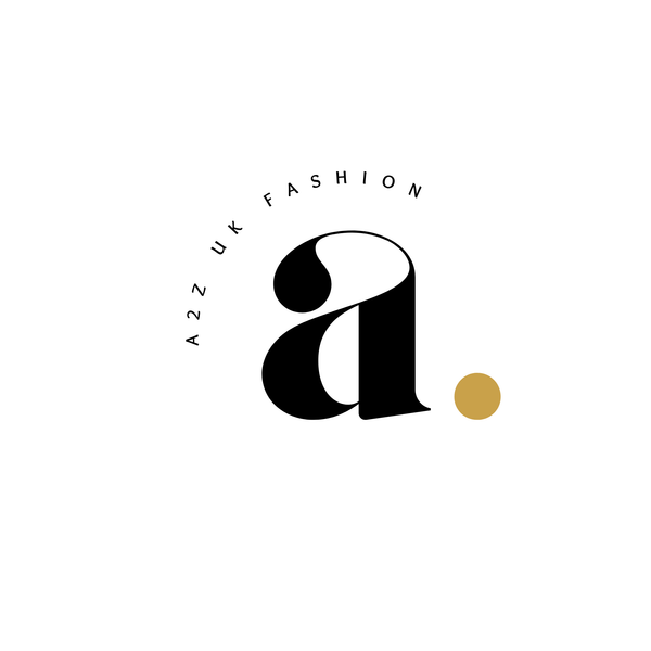 Logo of A2Z UK Fashion with a stylized letter 'a' on a white background