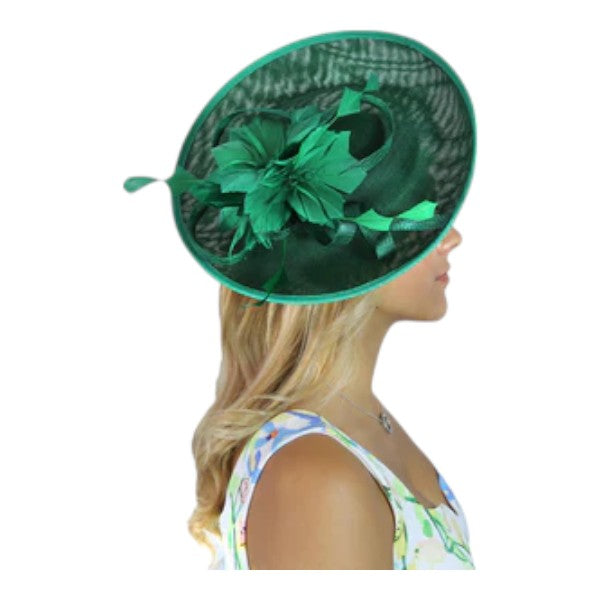 Women's Large Wedding Fascinator Headband Clip Hair Hat Ladies Day Races Royal Ascot UK