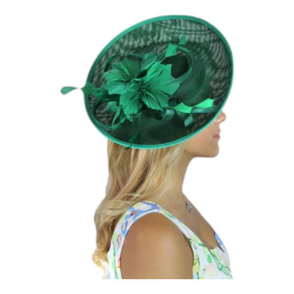 Women's Large Wedding Fascinator Headband Clip Hair Hat Ladies Day Races Royal Ascot UK