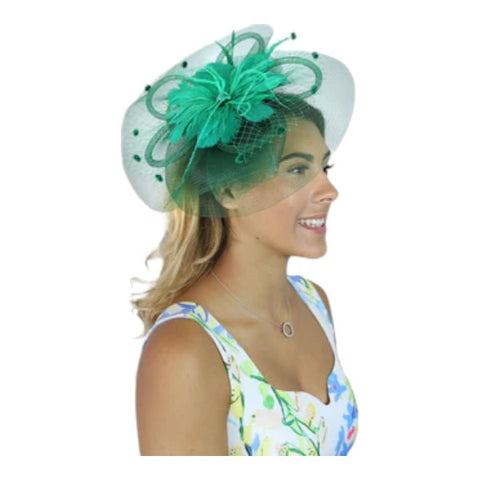 Large Weddings Fascinator Women's Headband Clip Hat Races Royal Ascot & Parties