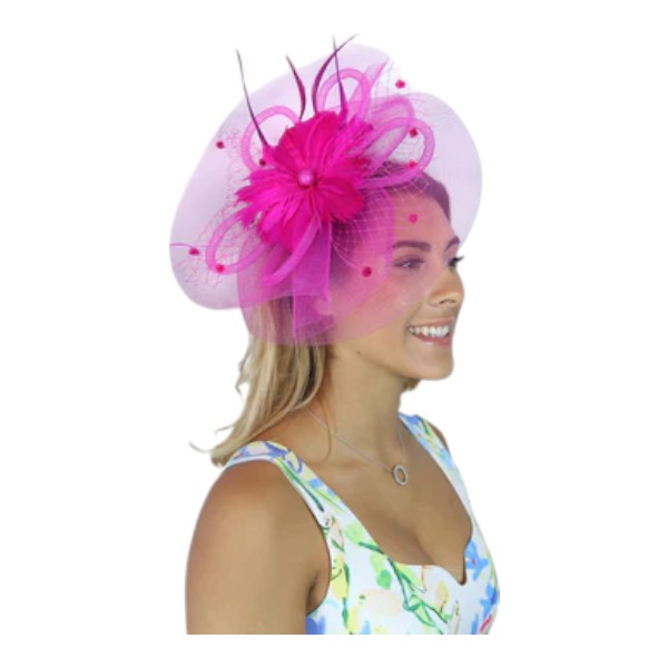 Large Weddings Fascinator Women's Headband Clip Hat Races Royal Ascot & Parties