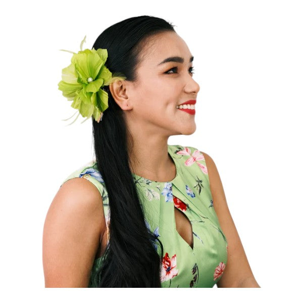 Small Flower Feather Beaded Fascinator Hair Clip Pin Wedding Party Ladies Day Races Royal Ascot