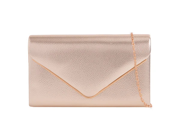 Women's Clutch Bag Faux Leather Plain Envelope Evening Bag Purse Party Wedding Handbag