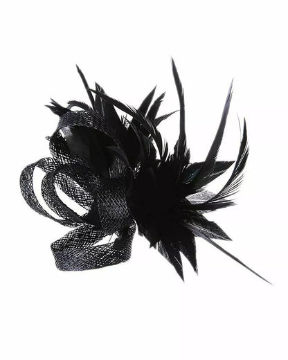Small Flower Feather Fascinator Hair Clip Headpiece Wedding Hat Ladies Day Proms Party Race Royal Ascot