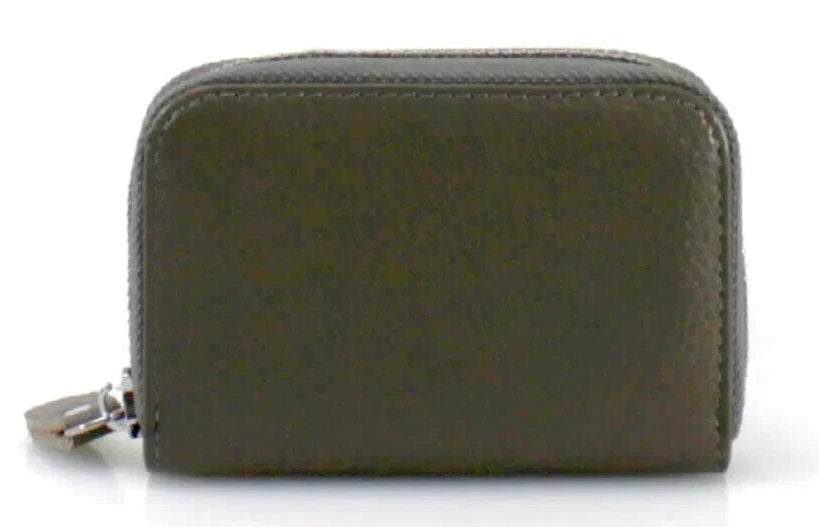 Women's Plain Leather Purse Ladies Card Holder Wallet Zip Pocket Purse Handbag