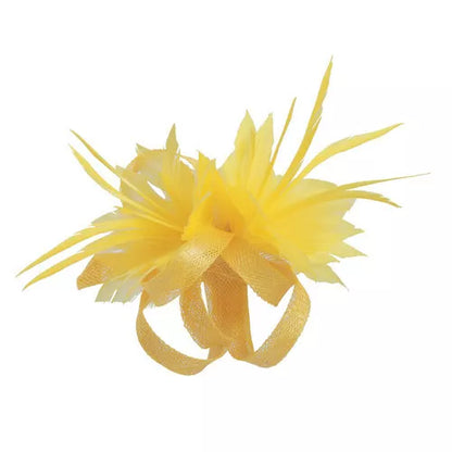 Small Flower Feather Fascinator Hair Clip Headpiece Wedding Hat Ladies Day Proms Party Race Royal Ascot