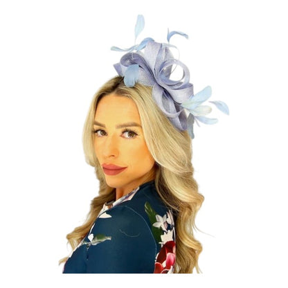 Elegant Looped Wedding Fascinator Clip/Headband Hat Ladies Day Races Royal Ascot UK