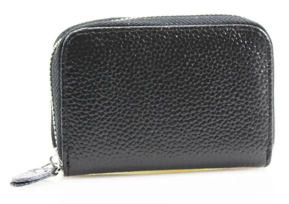 Women's Plain Leather Purse Ladies Card Holder Wallet Zip Pocket Purse Handbag
