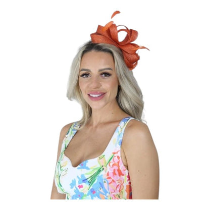 Elegant Looped Wedding Fascinator Clip/Headband Hat Ladies Day Races Royal Ascot UK