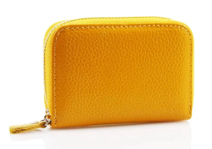 Women's Plain Leather Purse Ladies Card Holder Wallet Zip Pocket Purse Handbag