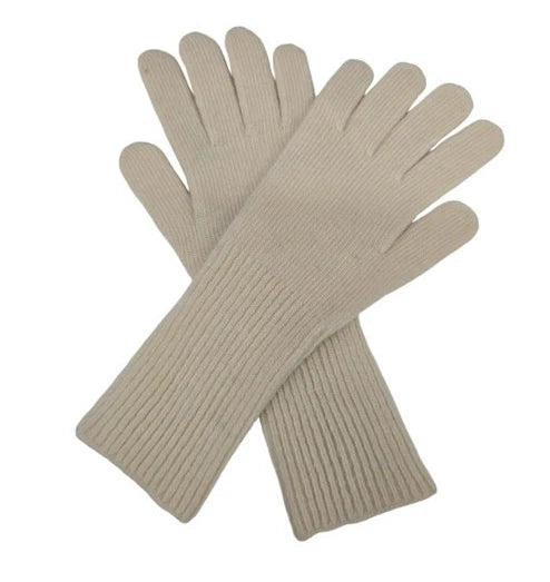 Women's Men's Knit Cashmere Blend Winter Gloves Hand Long Arm Warmers Gloves UK