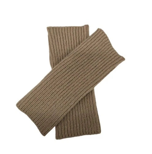 Women's Fingerless Gloves Knitted Soft Winter Arm Warm Long Wrist Gloves Mittens