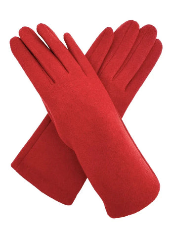 Women Plain Gloves Ladies Solid Colour Soft Cozy Winter Warm Touch Screen Gloves