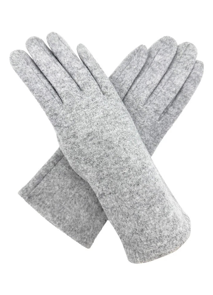 Women Plain Gloves Ladies Solid Colour Soft Cozy Winter Warm Touch Screen Gloves