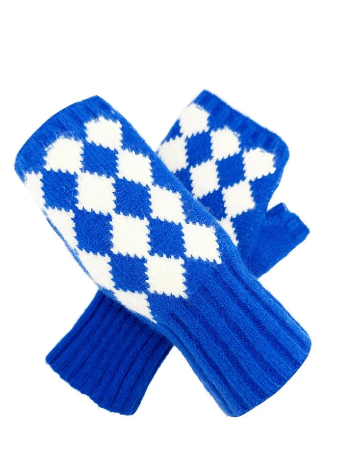 Women's Fingerless Gloves Winter Warm Soft Cosy Knitted Wrist Warmers Gloves