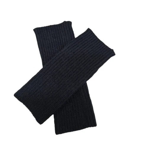Women's Fingerless Gloves Knitted Soft Winter Arm Warm Long Wrist Gloves Mittens