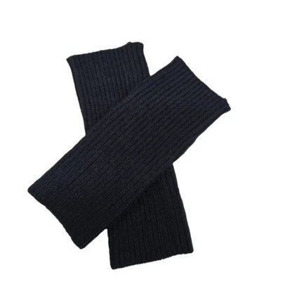 Women's Fingerless Gloves Knitted Soft Winter Arm Warm Long Wrist Gloves Mittens