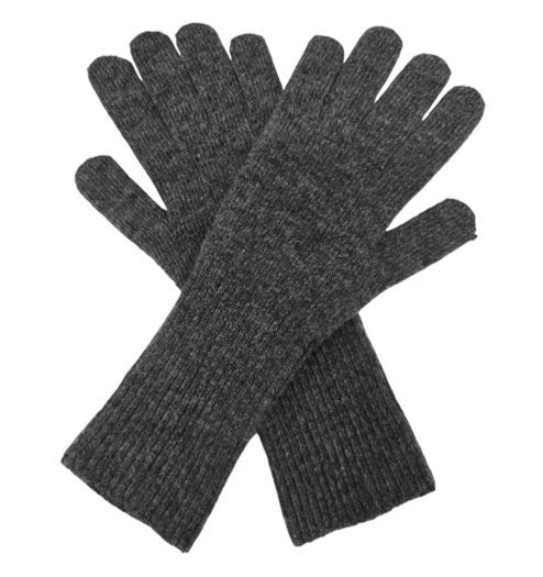 Women's Men's Knit Cashmere Blend Winter Gloves Hand Long Arm Warmers Gloves UK
