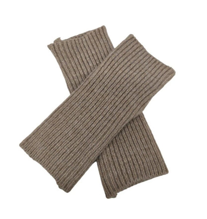 Women's Fingerless Gloves Knitted Soft Winter Arm Warm Long Wrist Gloves Mittens