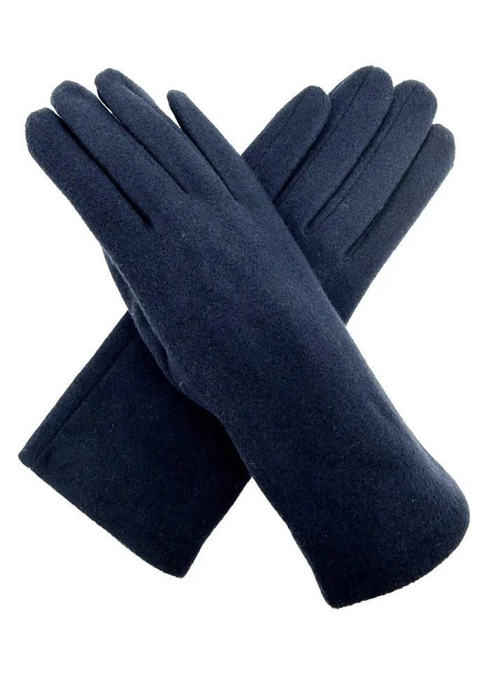 Women Plain Gloves Ladies Solid Colour Soft Cozy Winter Warm Touch Screen Gloves