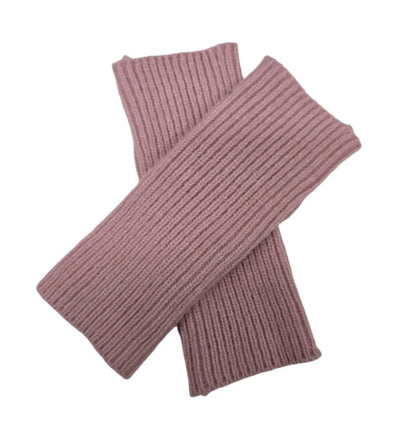Women's Fingerless Gloves Knitted Soft Winter Arm Warm Long Wrist Gloves Mittens
