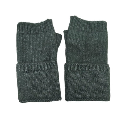 Women Cashmere Blend Soft Warm Gloves Ladies/Girls Winter Fingerless Knit Gloves
