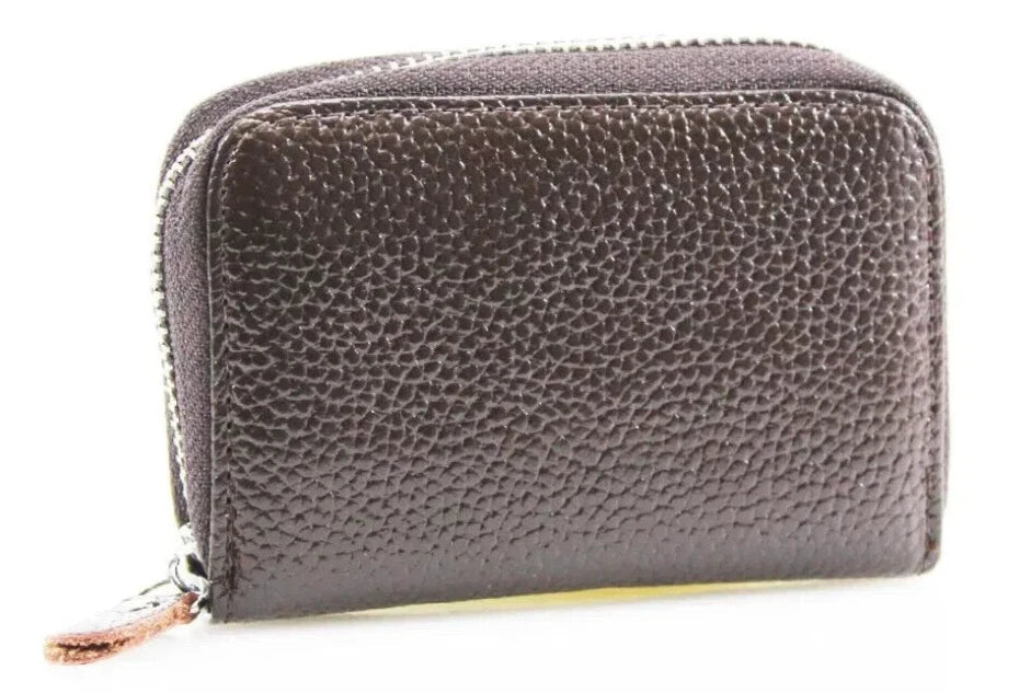Women's Plain Leather Purse Ladies Card Holder Wallet Zip Pocket Purse Handbag