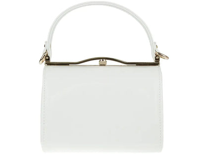 Patent Vintage Box Handbag Clutch Bag Top Handle Evening Bag For Women