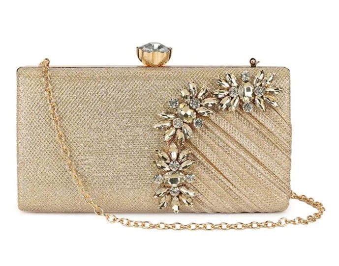 Elegant Diamante Clutch Bag