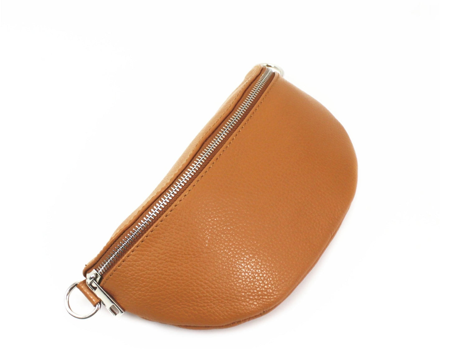 REAL LEATHER - Sling Bag/ Bum Bag Passport Bag