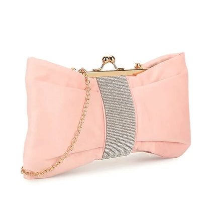 Satin Diamante Prom Party Evening Clutch Bag