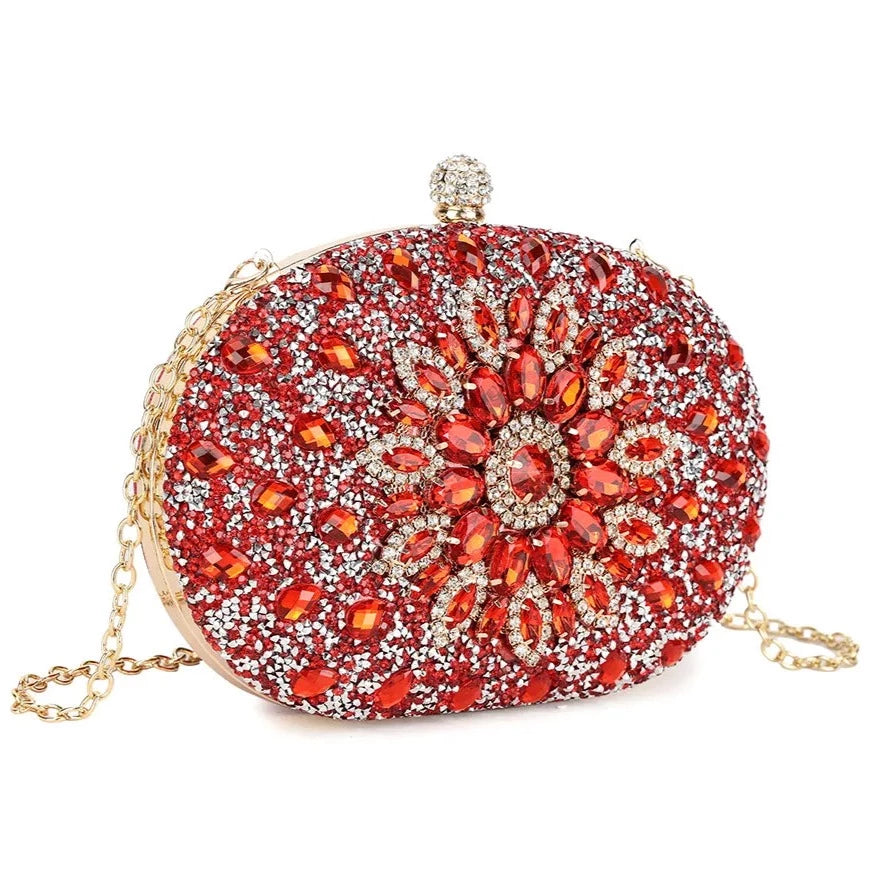 Diamante Wedding Bridal Prom Clutch Handbag UK A2Z UK Fashion