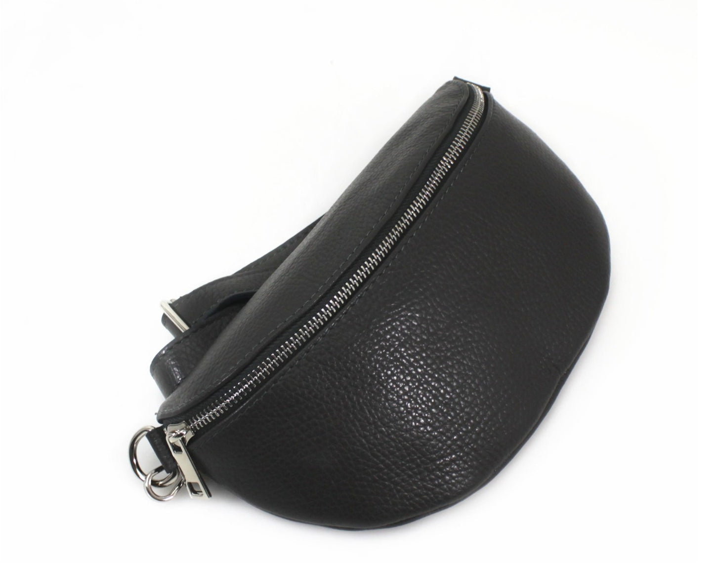 REAL LEATHER - Sling Bag/ Bum Bag Passport Bag