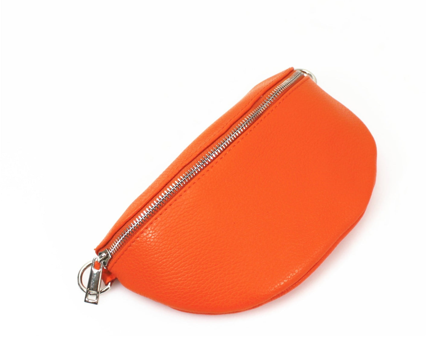 REAL LEATHER - Sling Bag/ Bum Bag Passport Bag