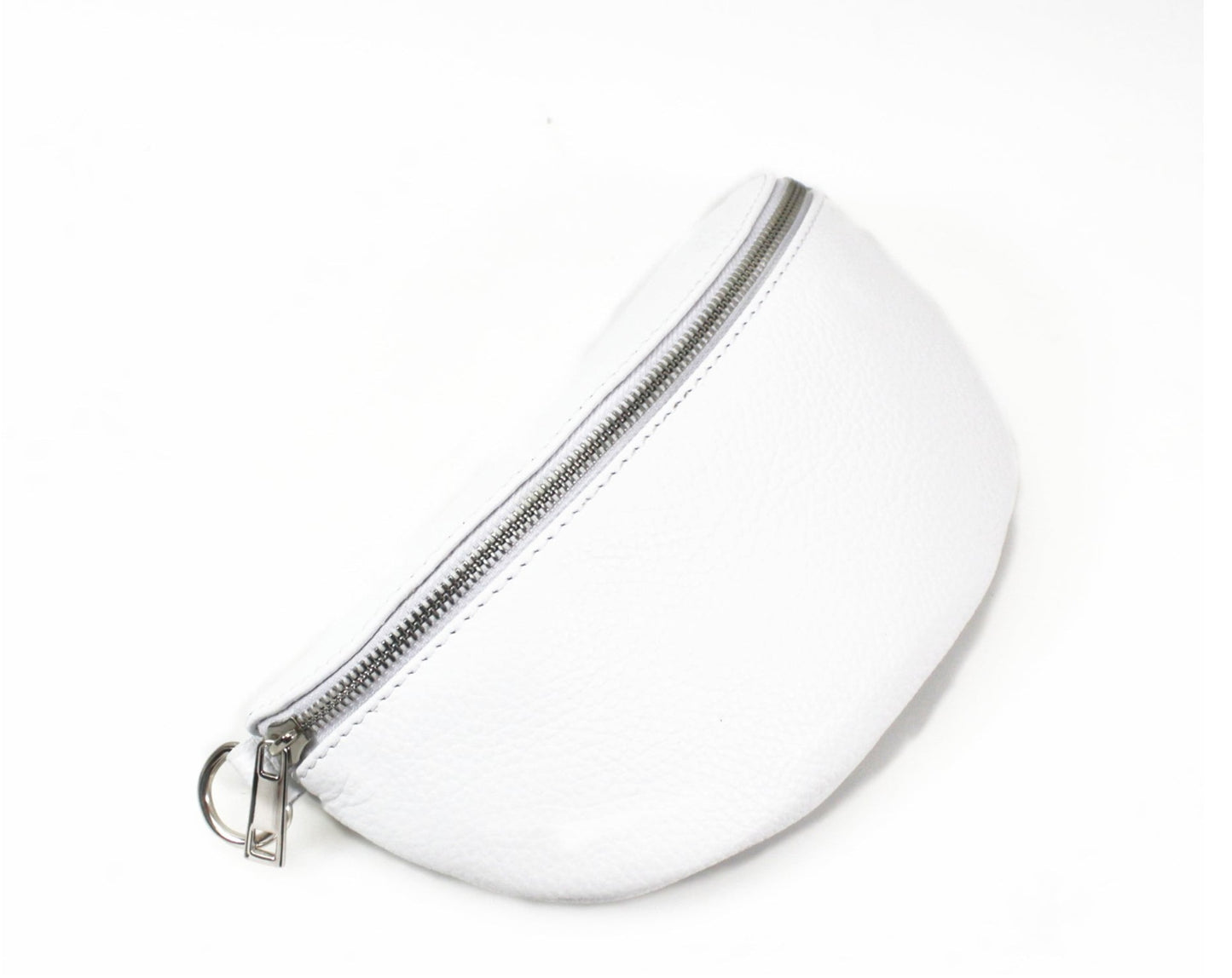REAL LEATHER - Sling Bag/ Bum Bag Passport Bag