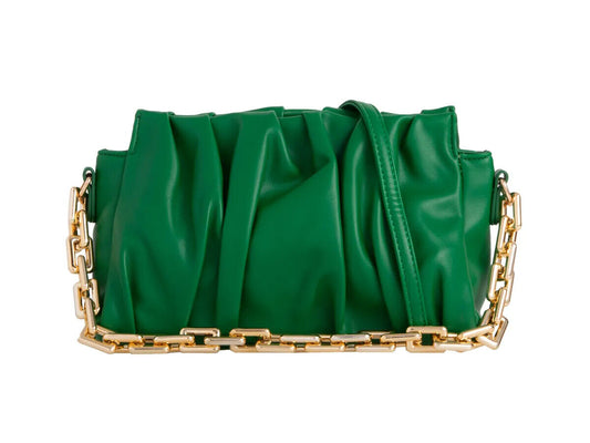 Women's Faux Leather Shoulder Bag Chain Handle Evening Wedding Party Handbags